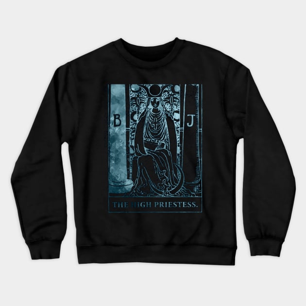 The high priestess Crewneck Sweatshirt by A-Seer